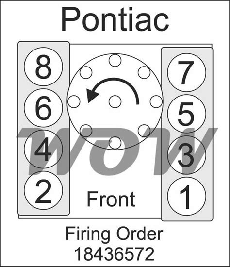 pontiac 326 horsepower|1967 pontiac 326 firing order.